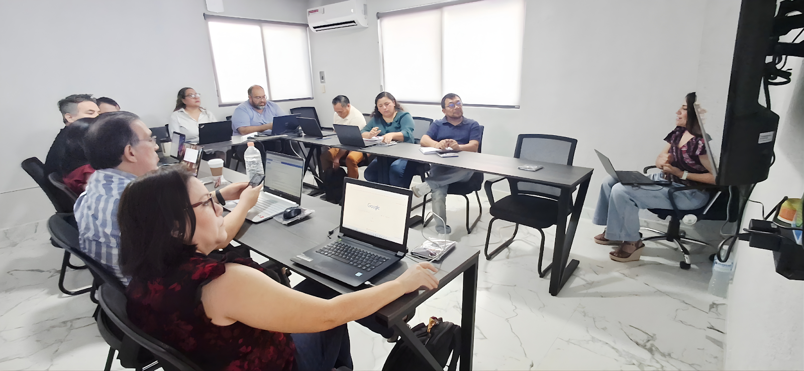 Estudiantes en capacitación